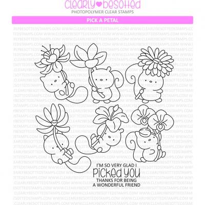 Clearly Besotted Stempel -  Pick A Petal